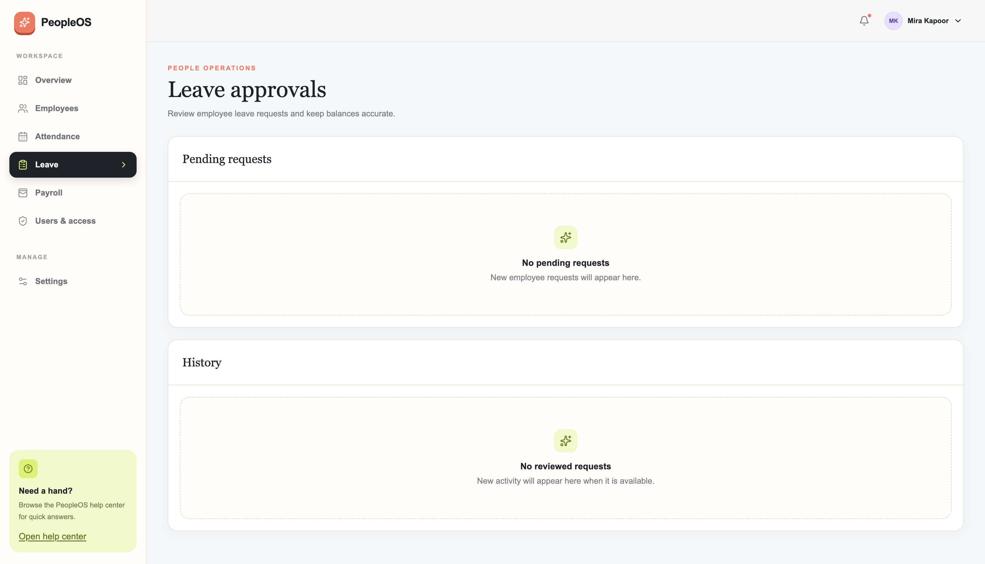 PeopleOS HRMS screenshot 5