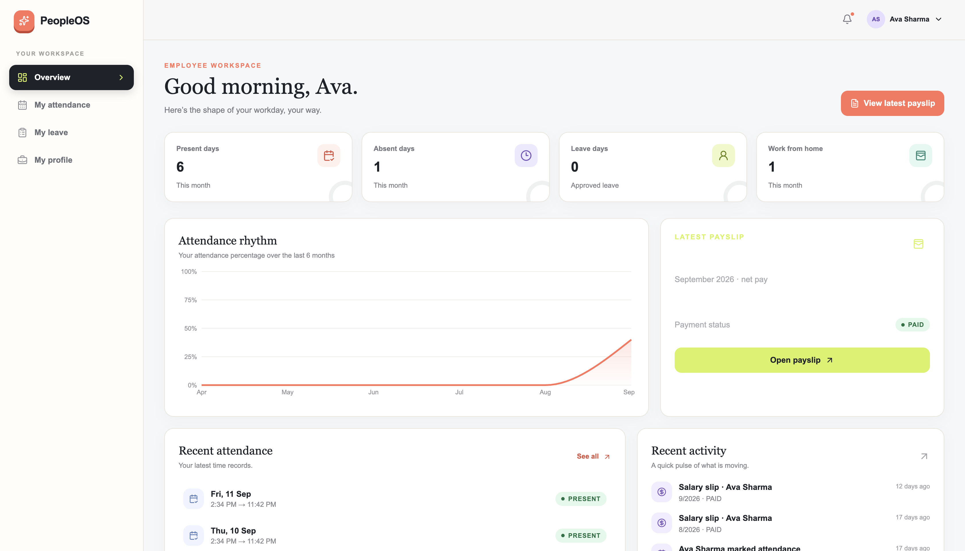 PeopleOS HRMS screenshot 7