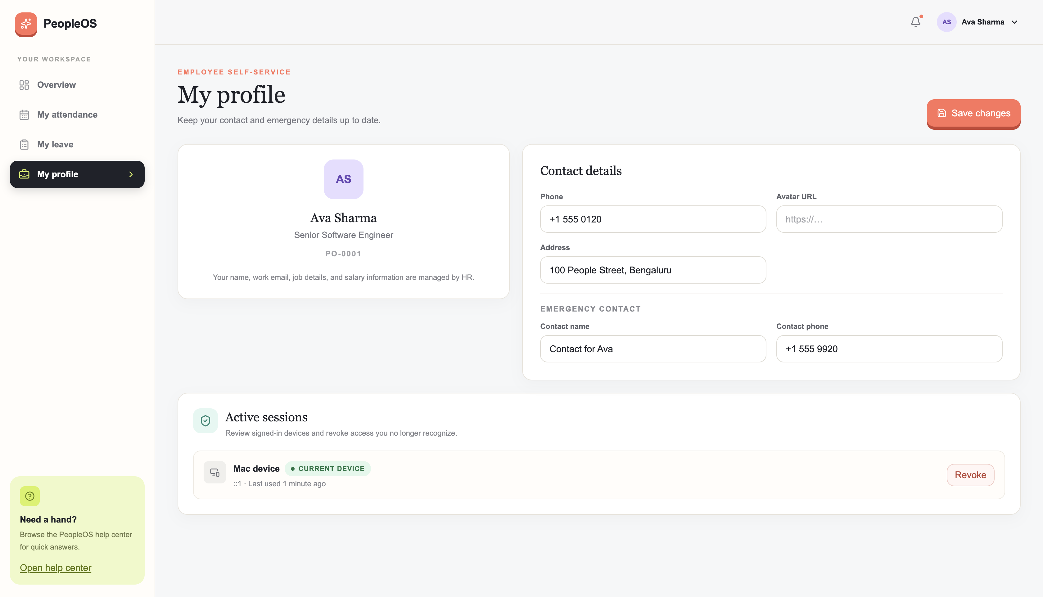 PeopleOS HRMS screenshot 10