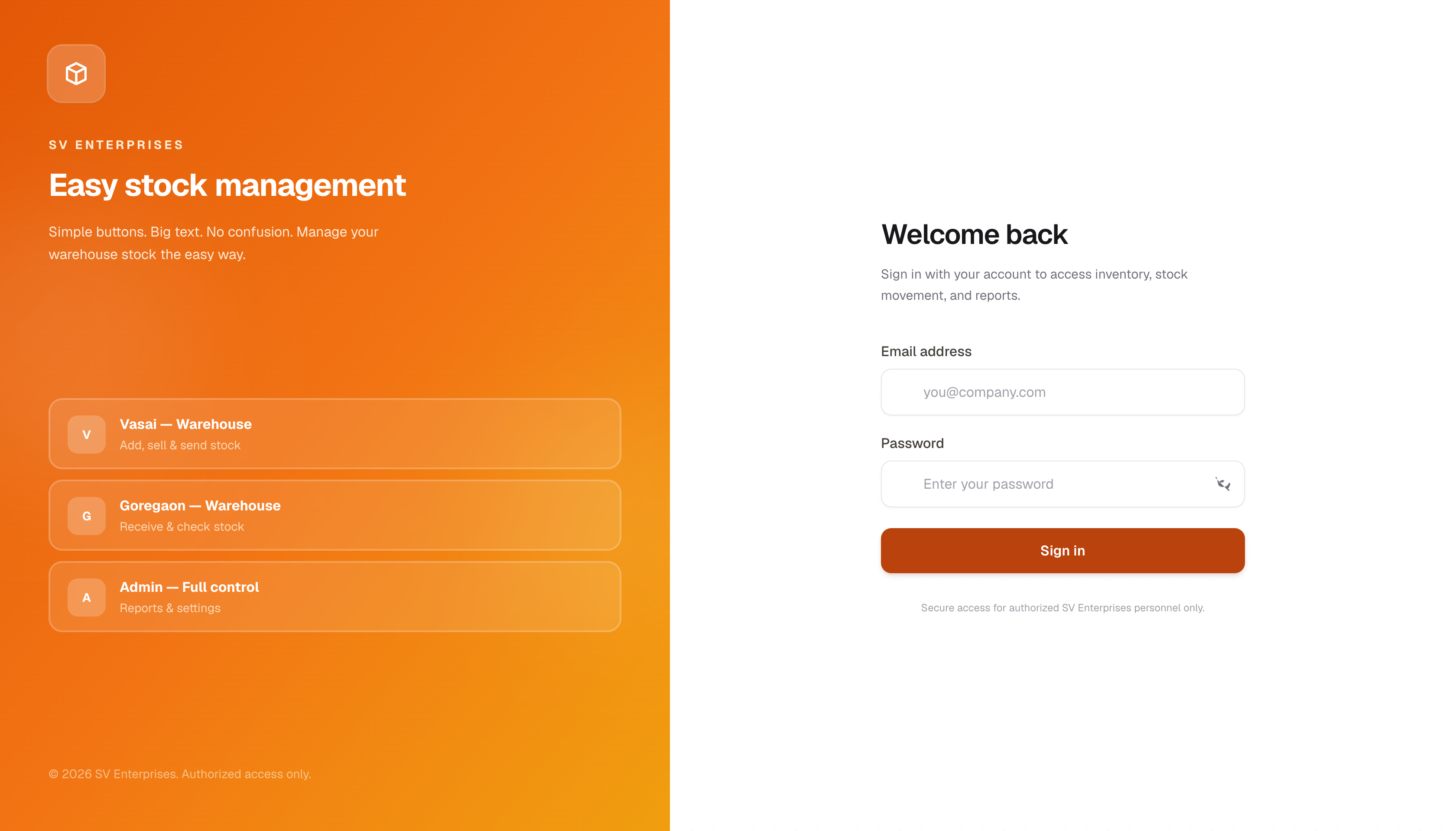 Inventory Management System project preview